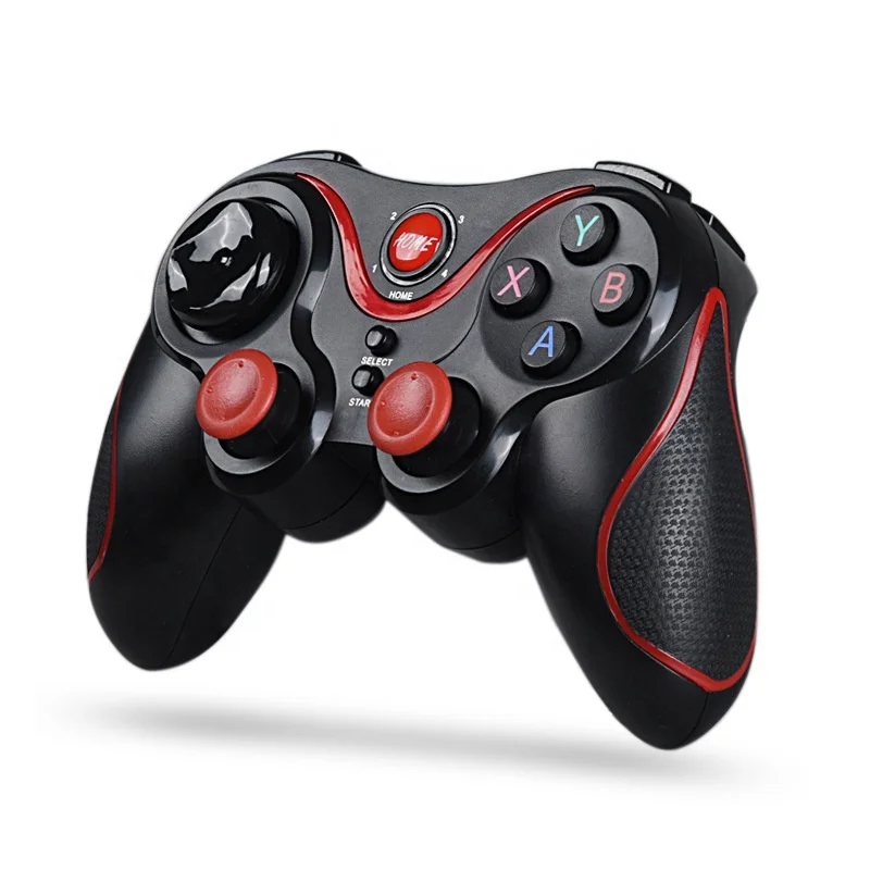 T3 Game Controller Smart Wireless Joystick BT Design Android Gamepad Gaming Remote Control for Phone PC Phone Tablet Tv Box, Black+red
T3 Game Controller Smart Wireless Joystick BT Design Android Gamepad Gaming Remote Control for Phone PC Phone Tablet Tv Box, Black+red