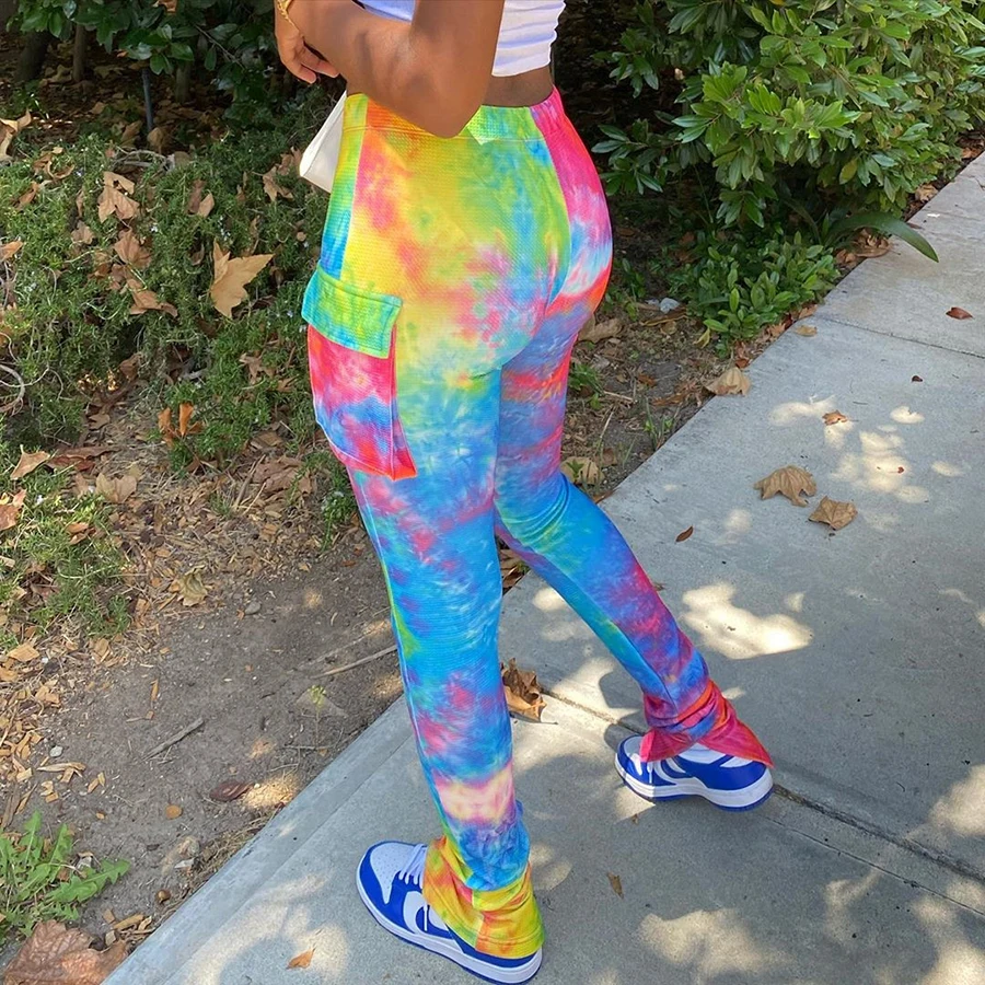 Nibber K20P08935 Tie Dye Print Drawstring Side Pockets Stacked Pants Women Bottom Ribbed Knitted Colorful Stretchy Autumn Casual
Nibber K20P08935 Tie Dye Print Drawstring Side Pockets Stacked Pants Women Bottom Ribbed Knitted Colorful Stretchy Autumn Casual