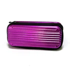 Waterproof small storage hair eva headphone case eva electronic purple hand tool case hard plastic for traveling