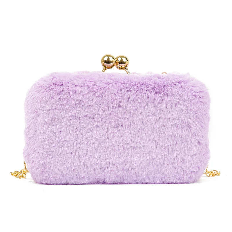 Winter new Korean version simple Small Square Shoulder Clutch Bag Plush Bags Handbags, 4 colors
Winter new Korean version simple Small Square Shoulder Clutch Bag Plush Bags Handbags, 4 colors