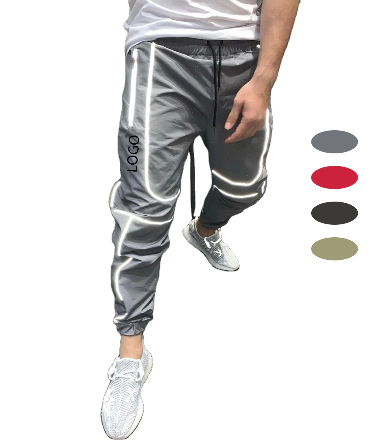 2021 Latest Spring Workout Pants Sports Night Reflective Trousers Small Foot Track Pants Men Fitness Pants For Men, As the picture
2021 Latest Spring Workout Pants Sports Night Reflective Trousers Small Foot Track Pants Men Fitness Pants For Men, As the picture