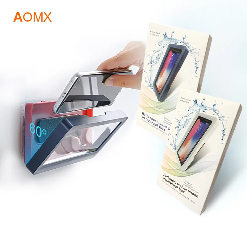 Cell Phone Waterproof Case Phone Waterproof Bathroom Water-proof Mobile Phones Holder Wall Storage Box
Cell Phone Waterproof Case Phone Waterproof Bathroom Water-proof Mobile Phones Holder Wall Storage Box