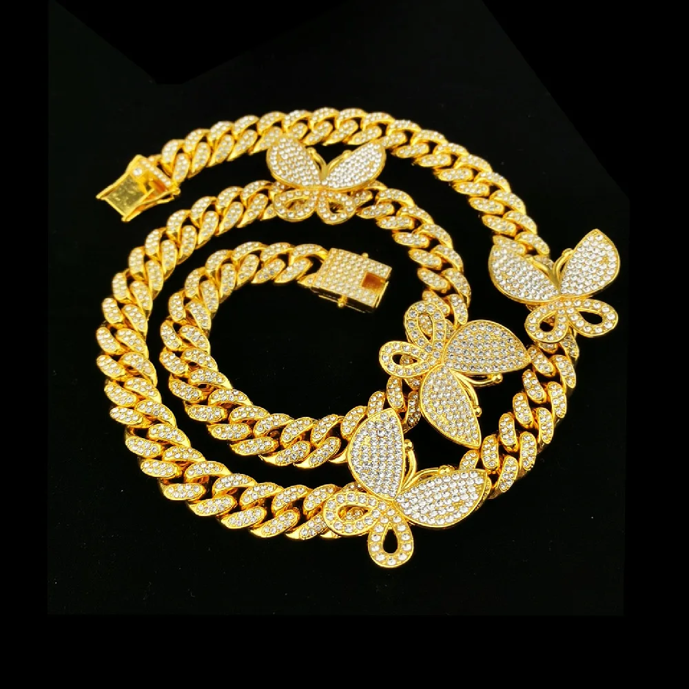 Hip Hop Gold Plated Filled Butterfly Cuban Chain Necklace Men, Gold / silver / rose gold
Hip Hop Gold Plated Filled Butterfly Cuban Chain Necklace Men, Gold / silver / rose gold