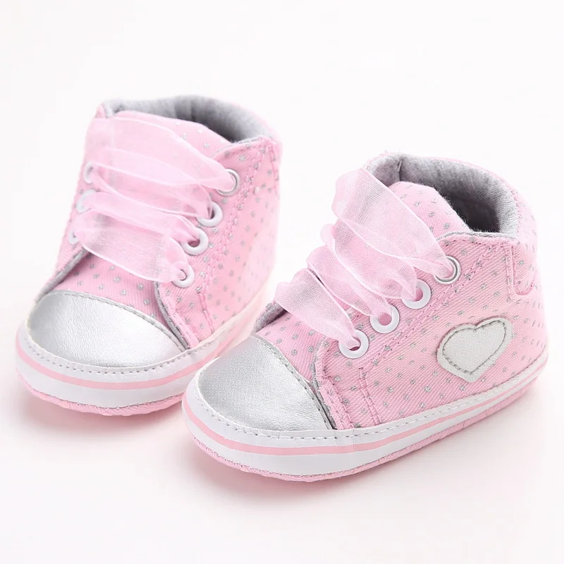 Infant Newborn Baby Girls Polka Dots Heart Autumn Lace-Up First Walkers Sneakers Shoes Toddler Classic Casual Shoes
Infant Newborn Baby Girls Polka Dots Heart Autumn Lace-Up First Walkers Sneakers Shoes Toddler Classic Casual Shoes