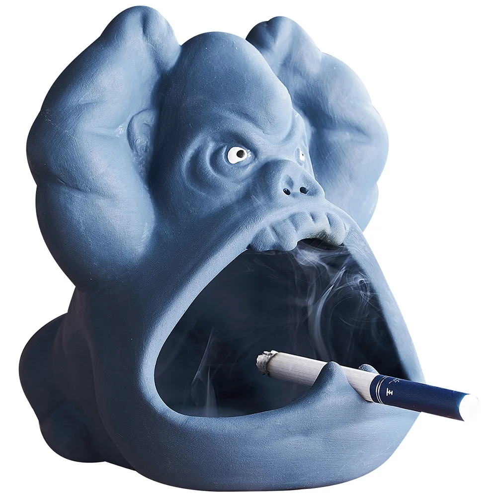 Ceramic Cartoon Animal Ashtray Gorilla Funny Animal Shape Portable Ashtray Car Large Capacity Ashtray Office Decoration Gift
Ceramic Cartoon Animal Ashtray Gorilla Funny Animal Shape Portable Ashtray Car Large Capacity Ashtray Office Decoration Gift