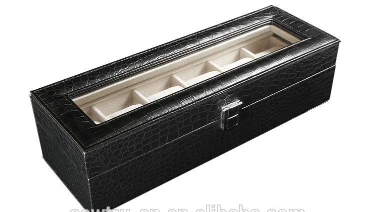 single watch gift wooden box custom jewelry hasp