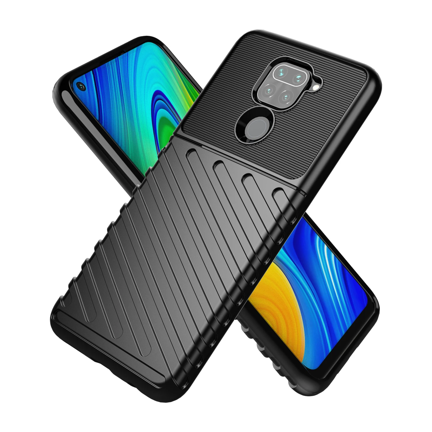 Luxury TPU Shockproof Cell Phone Case Factory wholesale Soft Silicone mobile Cover For Redmi Note 9, 3 colors
Luxury TPU Shockproof Cell Phone Case Factory wholesale Soft Silicone mobile Cover For Redmi Note 9, 3 colors