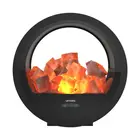 crystal salt light bluetooth speaker creative new gift bedside salt table night lamp