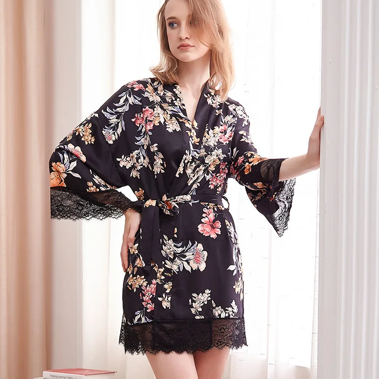 Satin Home Wear Japanese household dress morning gown large size bride Sexy Lingerie Nightgown, Customized color
Satin Home Wear Japanese household dress morning gown large size bride Sexy Lingerie Nightgown, Customized color