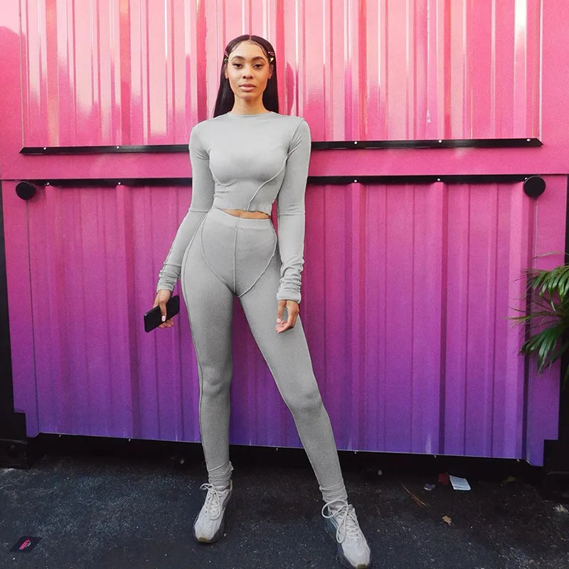 38216 New Arrive Fall Two Piece Sets fitness joggers Sets womens tracksuits 2 piece set Crop Tops Gym Outfits Workouts
38216 New Arrive Fall Two Piece Sets fitness joggers Sets womens tracksuits 2 piece set Crop Tops Gym Outfits Workouts