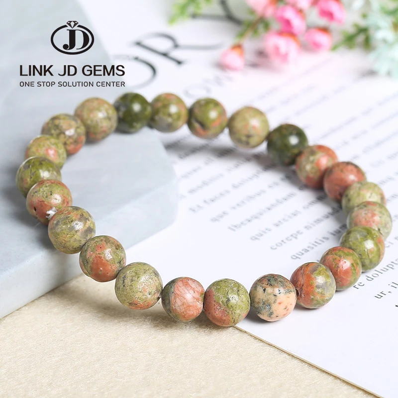 JD Natural Unakite Jasper Stone Crystal Quartz Beads Bracelets For Women Round Shape Bracelet Jewelry Vintage Jewelry
JD Natural Unakite Jasper Stone Crystal Quartz Beads Bracelets For Women Round Shape Bracelet Jewelry Vintage Jewelry