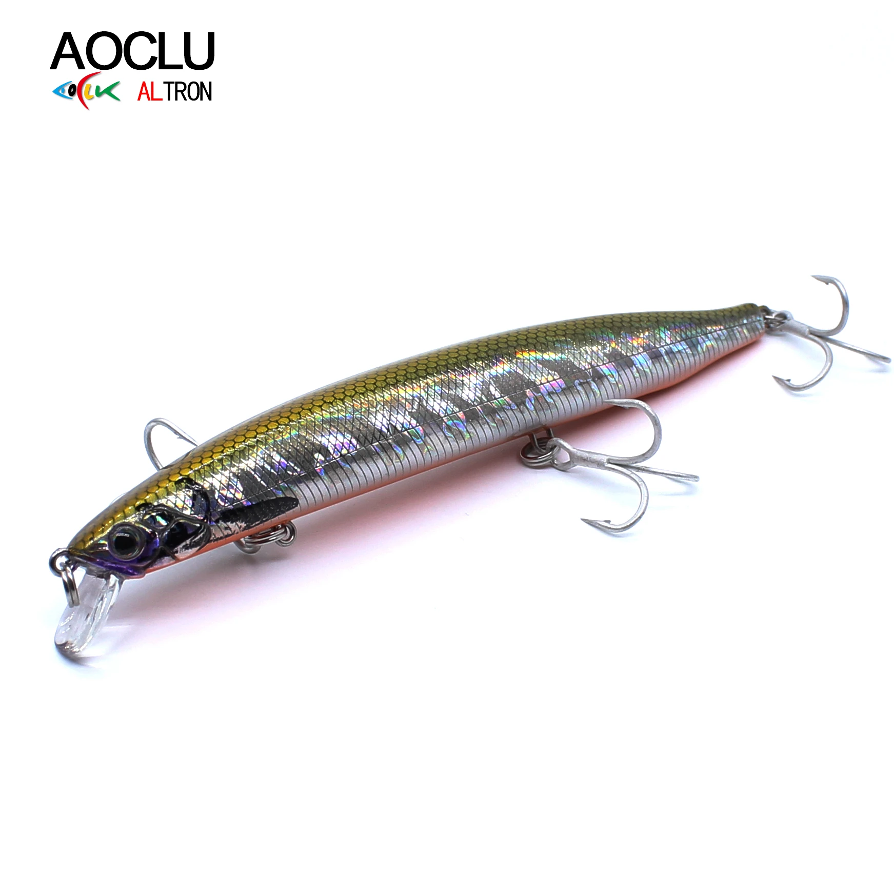 AOCLU New 13cm 20.6g Sinking Minnow lure With One Piece Wire And Magnet Weight Transfer System For Sea Fishing, 4 colors
AOCLU New 13cm 20.6g Sinking Minnow lure With One Piece Wire And Magnet Weight Transfer System For Sea Fishing, 4 colors