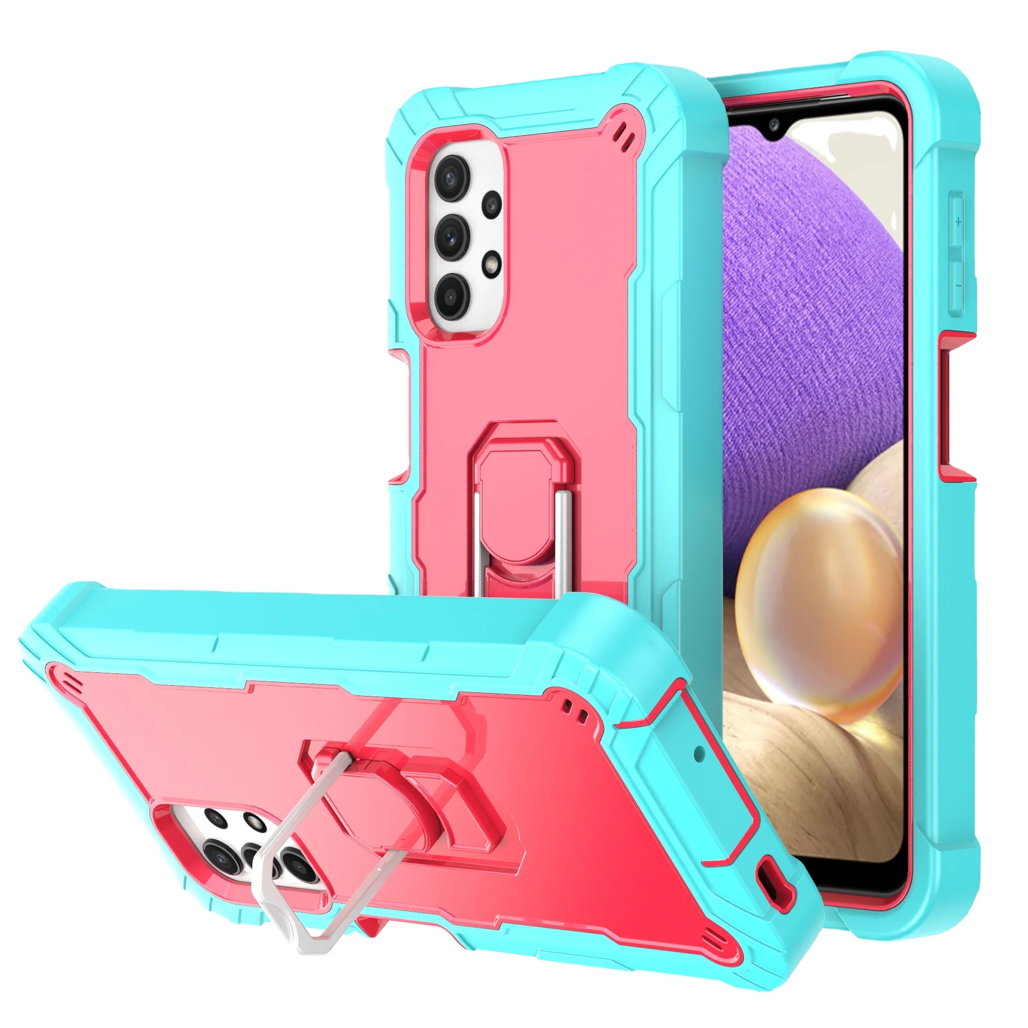 Hot Selling Protective Silicone Phone Case Back Cover with Stand Holder For Samsung A02S A32 A12, Multi-color, can be customized
Hot Selling Protective Silicone Phone Case Back Cover with Stand Holder For Samsung A02S A32 A12, Multi-color, can be customized