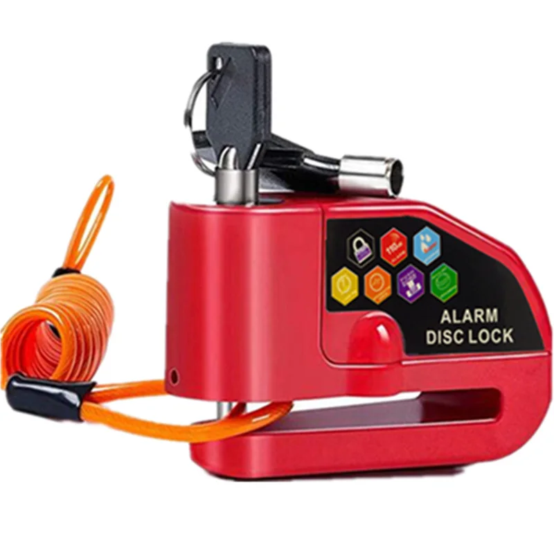 Alarm Disc brake Lock waterproof Motorcycle lock alarm High decibel Bike Anti Theft Security Bicycle disc lock alarm, Black,red
Alarm Disc brake Lock waterproof Motorcycle lock alarm High decibel Bike Anti Theft Security Bicycle disc lock alarm, Black,red
