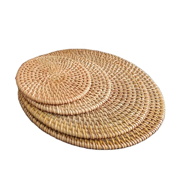 Hot selling table place mats dog cat summer sleeping rattan mat rattan cup mat, Brown
Hot selling table place mats dog cat summer sleeping rattan mat rattan cup mat, Brown