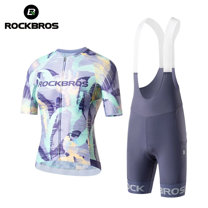ROCKBROS Cycling Jersey Clothing 3D Gel Padded Bib Shorts Summer Breathable Short Sleeve Cycling Jersey Set for Women
ROCKBROS Cycling Jersey Clothing 3D Gel Padded Bib Shorts Summer Breathable Short Sleeve Cycling Jersey Set for Women