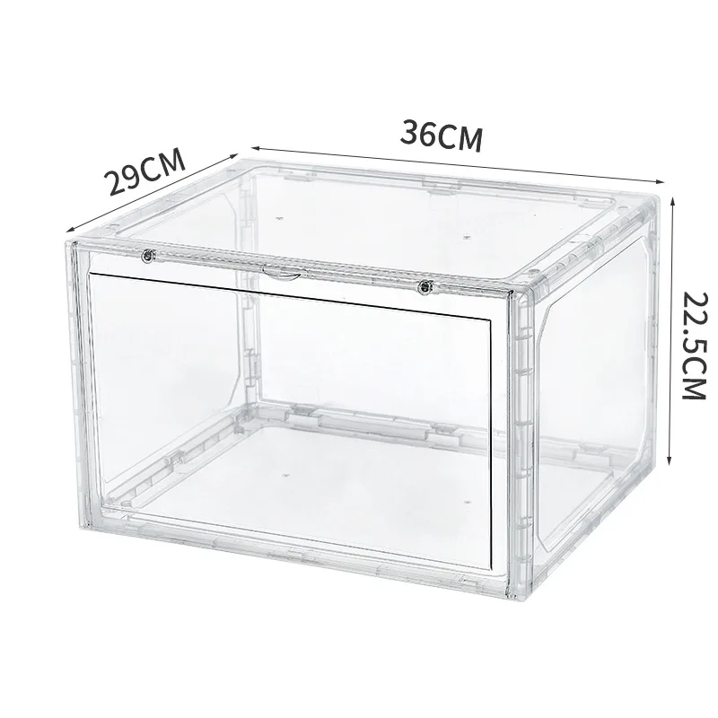 Household clamshell plastic shoe box foldable shoe storage box thickened transparent drawer storage box
Household clamshell plastic shoe box foldable shoe storage box thickened transparent drawer storage box