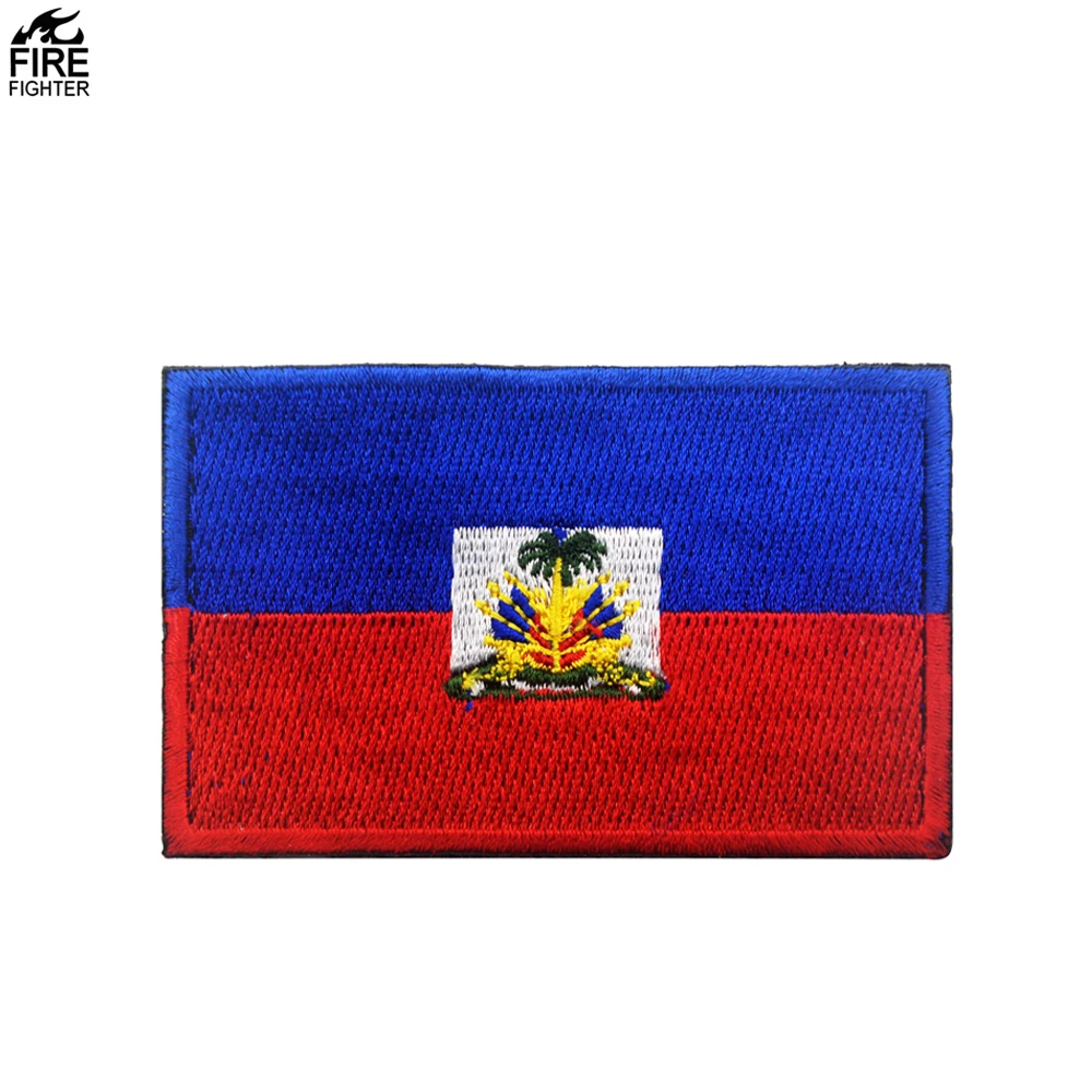 Haiti Flag Embroidered Patch Haitian Country Flag Embroidered Blazer Badge Patch Sew Iron On V90546, Customized colors
Haiti Flag Embroidered Patch Haitian Country Flag Embroidered Blazer Badge Patch Sew Iron On V90546, Customized colors