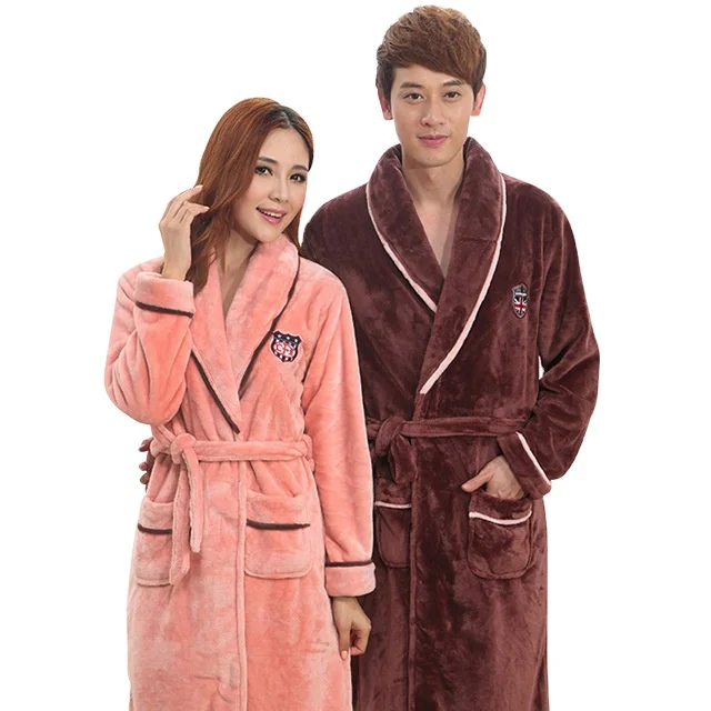 High Quality Soft Warm Winter Couple Pajamas Lady Men Flannel Fleece Bathrobe For Adult, Pink, brown, navy, wine, coffee
High Quality Soft Warm Winter Couple Pajamas Lady Men Flannel Fleece Bathrobe For Adult, Pink, brown, navy, wine, coffee