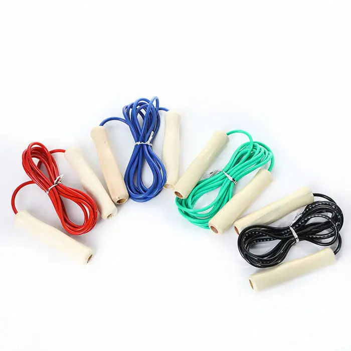 Jump rope wooden handle exercise home training kids fitness body building adjustable jump rope, Green, blue,green,red
Jump rope wooden handle exercise home training kids fitness body building adjustable jump rope, Green, blue,green,red