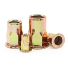 Nuts Round Nuts YJT 8002 Flat Round Head Internal And External Half Hex Rivet Nuts Top Fasteners Manufacturers