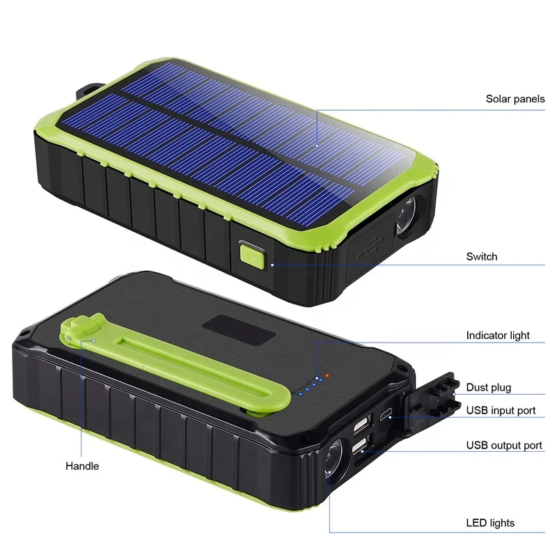 OEM Beautiful Hot Sale Consumer Electronics Commonly Used Solar Power Bank Charger