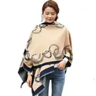 New lady rayon cashmere autumn/winter scarf shawl fashion nautical yarn-dyed jacquard shawl