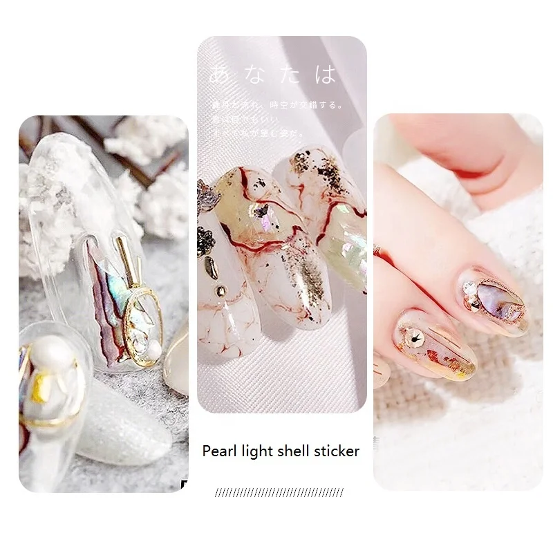 Japanese style wholesale shell sticker decoration shell paper gel nails polish sticker, Colorful
Japanese style wholesale shell sticker decoration shell paper gel nails polish sticker, Colorful