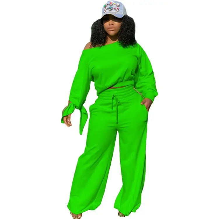 New Ladies 2 PCS Suit Long Sleeve Tops And Wide Leg Pants Plus Size Autumn Women Two Piece Set, Picture
New Ladies 2 PCS Suit Long Sleeve Tops And Wide Leg Pants Plus Size Autumn Women Two Piece Set, Picture