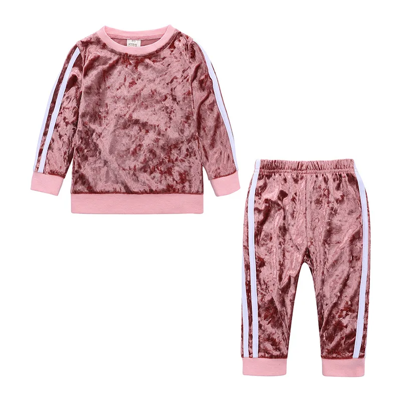 CSU9455 2021 new 2PCS Baby girls Clothing Sets Kids Girls velour velvate Tracksuits Spring Autumn Clothes Children Casual Sets
CSU9455 2021 new 2PCS Baby girls Clothing Sets Kids Girls velour velvate Tracksuits Spring Autumn Clothes Children Casual Sets