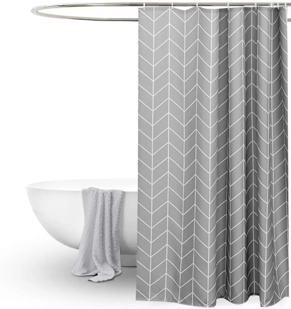 Grey Polyester Wholesale Waterproof Custom Design Printing Bathroom Shower Curtain Set, Customized printing
Grey Polyester Wholesale Waterproof Custom Design Printing Bathroom Shower Curtain Set, Customized printing