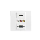 Logo Customization Hdmi Wall Plate 86 Type Audio Video HDMI VGA Wall Plate