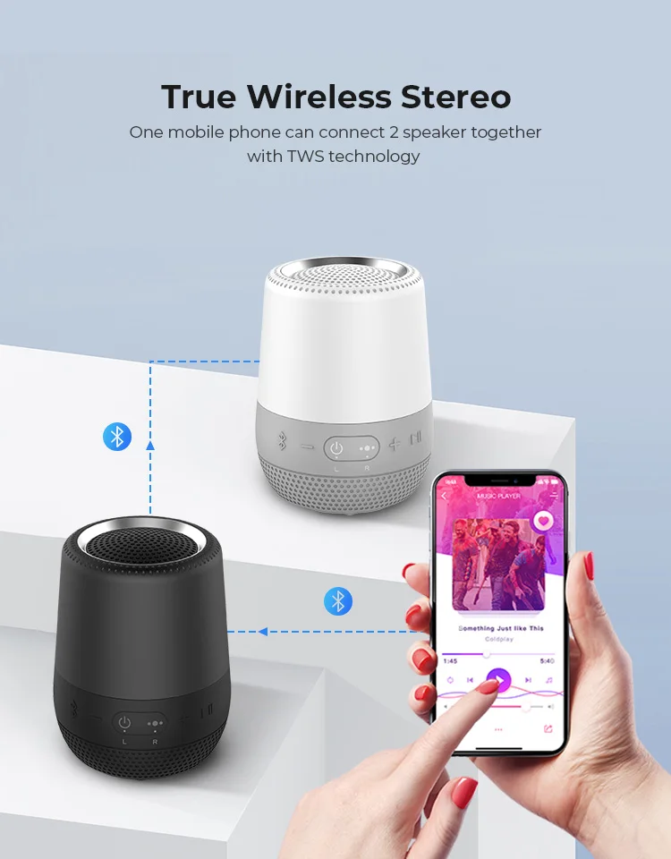Stereo Subwoofer Sound TWS Wireless Bluetooth Speaker System - ANKUX.COM