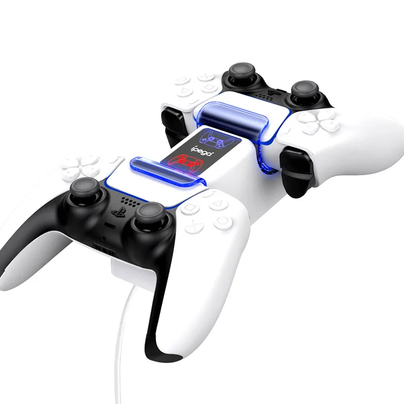 Controller Accessories Type C Led Ps5 Dual Controller Charger Dual Charging Dock Station For Playstation 5, White
Controller Accessories Type C Led Ps5 Dual Controller Charger Dual Charging Dock Station For Playstation 5, White