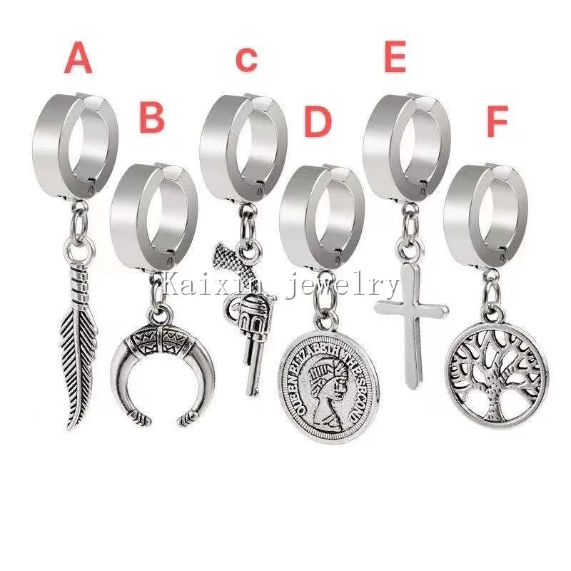 New Retro ear clip jewelry without ear hole stainless steel fashion trend men's women's Pendant Earrings
New Retro ear clip jewelry without ear hole stainless steel fashion trend men's women's Pendant Earrings