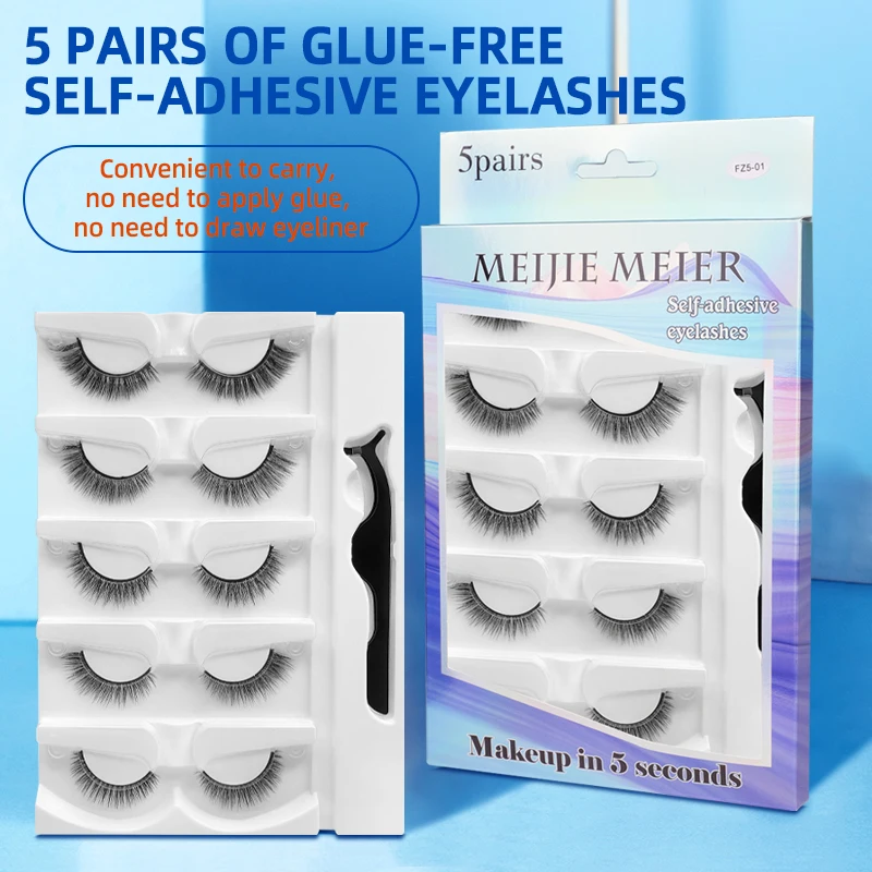 Eye Lashesh Glue free Self-adhesive Eye Lash Extension Vendors 3D Faux Mink Invisible strip Lashes, Natural black
Eye Lashesh Glue free Self-adhesive Eye Lash Extension Vendors 3D Faux Mink Invisible strip Lashes, Natural black