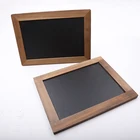 Vintage slate hanging wooden pine frame chalkboard blackboard