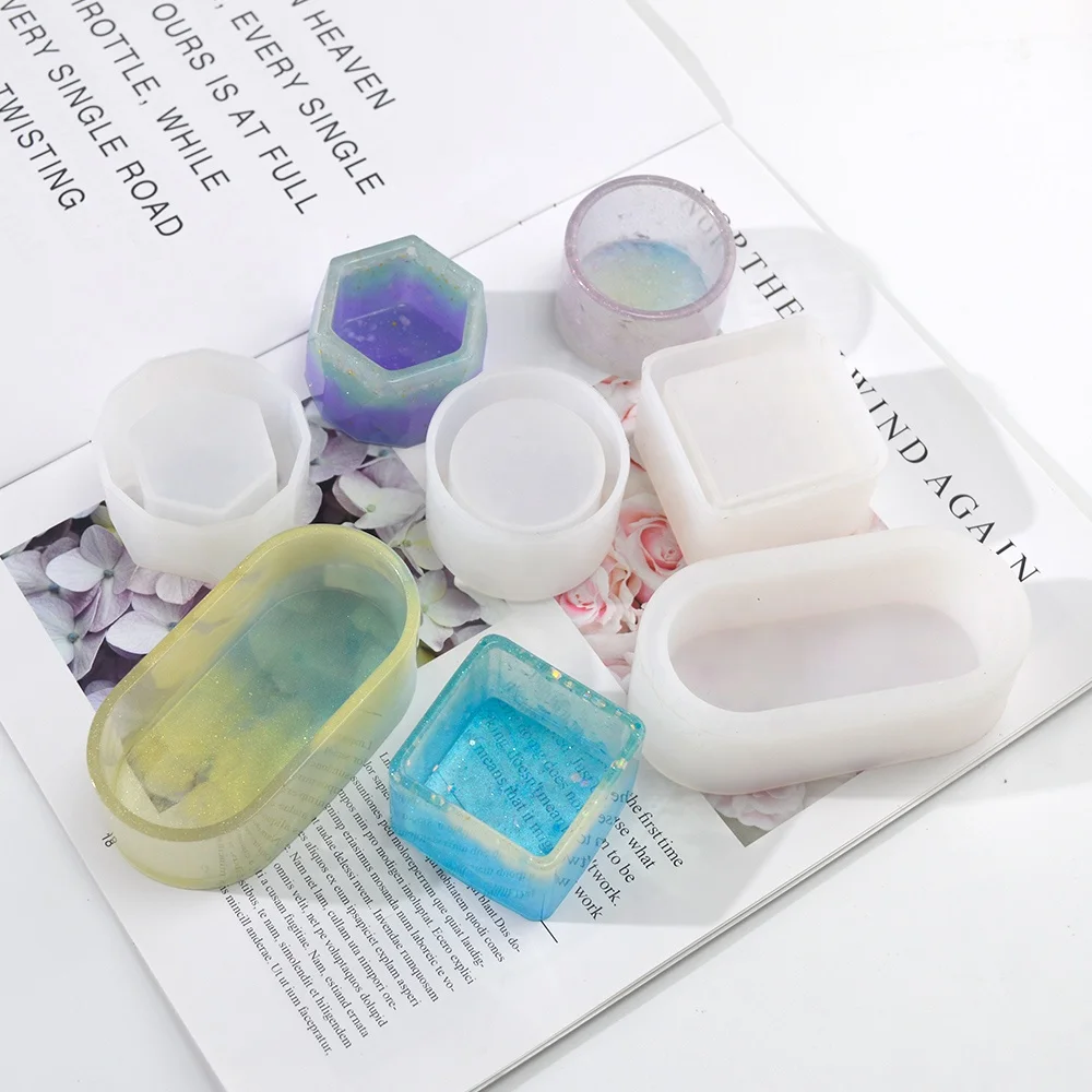 DM101 4PCS Flowerpot Resin Casting Mold DIY Pen Holder Storage Flower Pot Cement Silicone Mould For Resin Epoxy
DM101 4PCS Flowerpot Resin Casting Mold DIY Pen Holder Storage Flower Pot Cement Silicone Mould For Resin Epoxy
