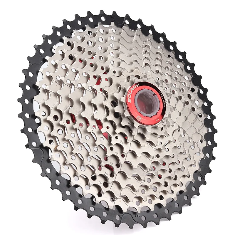 BOLANY MTB Cassette 10speed Bike cassette Mountain Bike 11-40/42/46/50T Sprocket Derailleur, Silver
BOLANY MTB Cassette 10speed Bike cassette Mountain Bike 11-40/42/46/50T Sprocket Derailleur, Silver