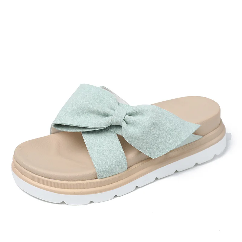 2022 New Arrival Summer Simple Street Ladies Slippers Solid Color Open Toe Bow Waterproof Platform Women Slippers 2021
2022 New Arrival Summer Simple Street Ladies Slippers Solid Color Open Toe Bow Waterproof Platform Women Slippers 2021