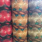 Different printing color snake skin prices for bag making