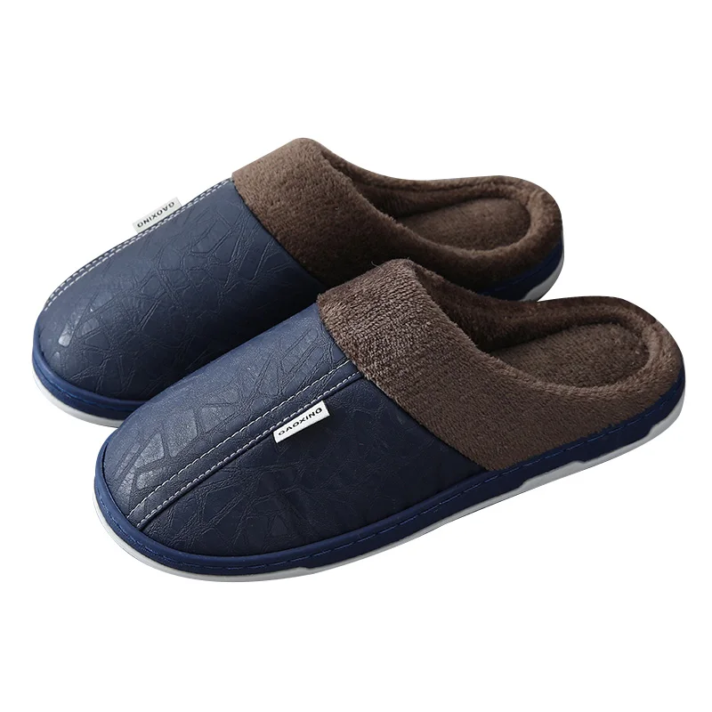 Waterproof Winter Indoor Slippers Cotton Warm Non-Skid Slides Indoor Couple Household Slip On Sandals, Solid color
Waterproof Winter Indoor Slippers Cotton Warm Non-Skid Slides Indoor Couple Household Slip On Sandals, Solid color