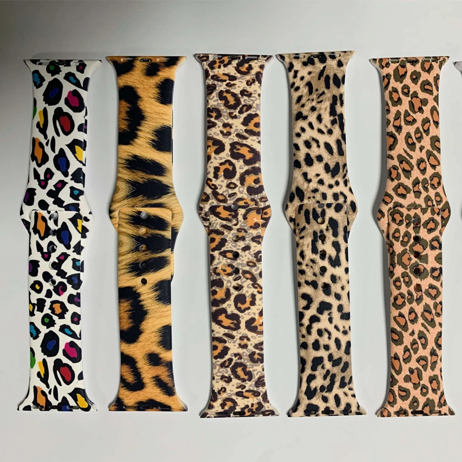 OEM Pattern Leopard Print Watch Band Soft Sports Band For Apple Watch Band Silicone, Many colors for your choice
OEM Pattern Leopard Print Watch Band Soft Sports Band For Apple Watch Band Silicone, Many colors for your choice
