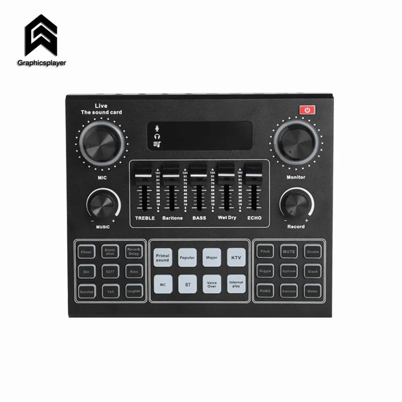 Audio Studio External Live Sound Card 3.5mm Microphone Headset Live Broadcast Bluetooth Sound Adapter, Black
Audio Studio External Live Sound Card 3.5mm Microphone Headset Live Broadcast Bluetooth Sound Adapter, Black