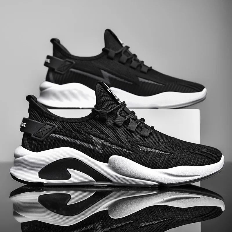 Wholesale Custom Stylish Men Casual Breathable Mesh Fly Knit Fashion Tennis Athletic Running Walking Sport Sneaker Trainer Shoes
Wholesale Custom Stylish Men Casual Breathable Mesh Fly Knit Fashion Tennis Athletic Running Walking Sport Sneaker Trainer Shoes