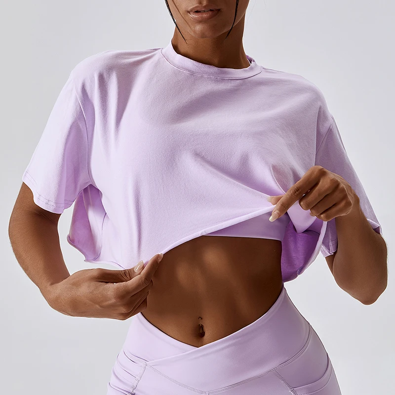 Woman Outdoor Running T Shirt Sports Wear Short Sleeve Yoga Clothes Casual Fitness Top Loose T-shirt Jersey Woven Sporty
Woman Outdoor Running T Shirt Sports Wear Short Sleeve Yoga Clothes Casual Fitness Top Loose T-shirt Jersey Woven Sporty
