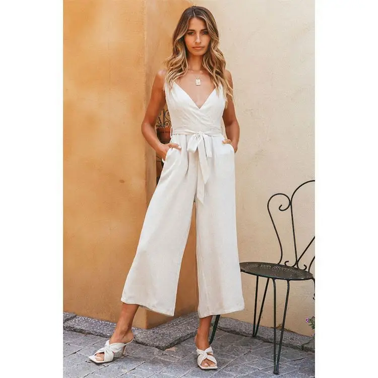 MISSMOEN Wholesale Price Solid Color Wide Leg Jumpsuit Women 2021 One Piece Jumpsuits
MISSMOEN Wholesale Price Solid Color Wide Leg Jumpsuit Women 2021 One Piece Jumpsuits