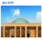Space Frame Prefabricated Light Steel Structure skylight Buildings Dome Roof