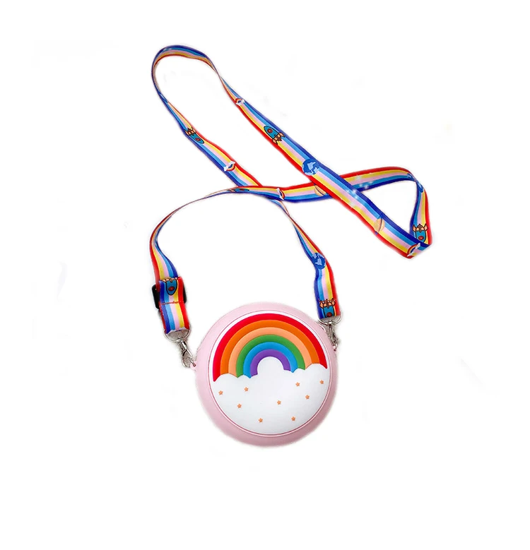 Donut Round Crossbody Bag Kid Toddler Girl Children Shoulder Handbag Adjustable Strap Holiday Travel Rainbow Printed Pocket Pack, Picture
Donut Round Crossbody Bag Kid Toddler Girl Children Shoulder Handbag Adjustable Strap Holiday Travel Rainbow Printed Pocket Pack, Picture