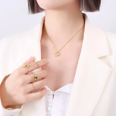 Custom Minimalist Lucky Charm Snake Chain Choker Necklace Non Tarnish Waterproof Gold Heart Pendant Necklace Jewelry for Gifts, Gold/silver/rose gold
Custom Minimalist Lucky Charm Snake Chain Choker Necklace Non Tarnish Waterproof Gold Heart Pendant Necklace Jewelry for Gifts, Gold/silver/rose gold